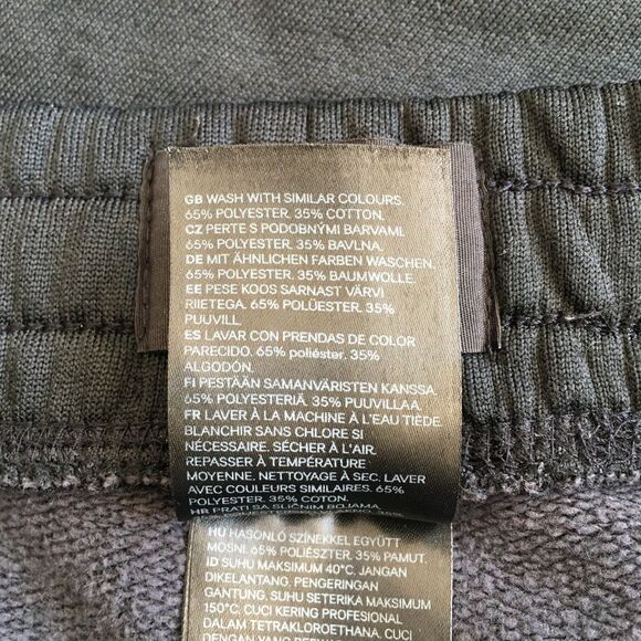 🔃H&M Men’s Black Tapered Fit Skinny Leg Sports Jogger Sweatpants - Picture 5 of 6